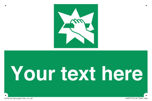 Custom Break Glass Sign